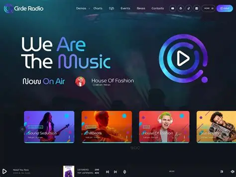 Radio Station Website Design From 150£